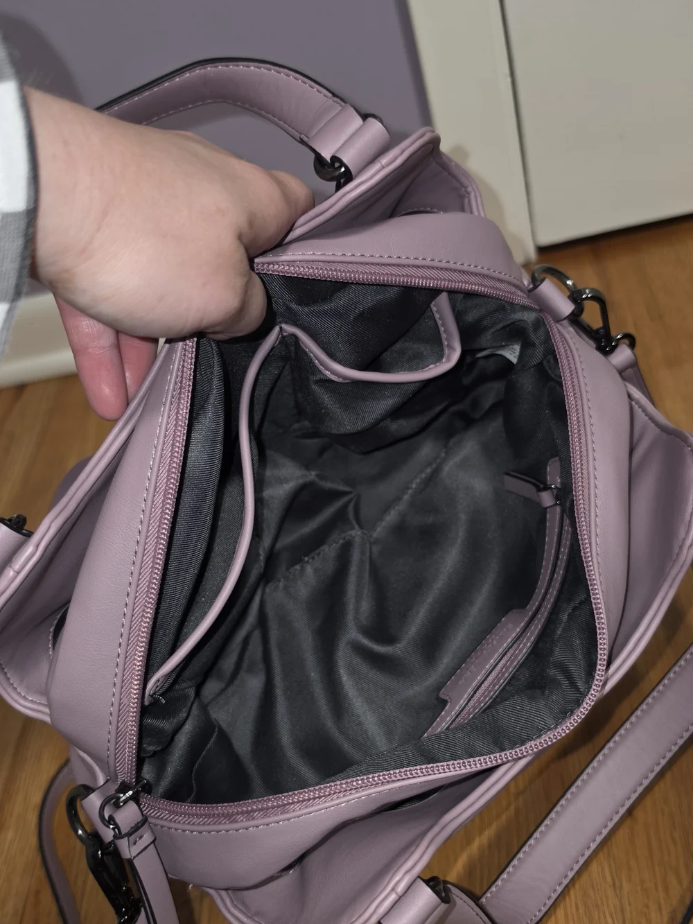 Simply Vera Vera Wang Lavender Shoulder & Crossbody Bag